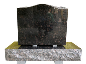 Tan Brown Granite Headstone