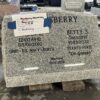 Grey Granite Cemetery Slants Monuments