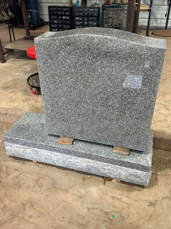 India Grey Granite Headstone