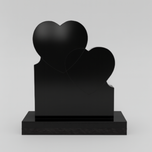 Stacked Double Hearts