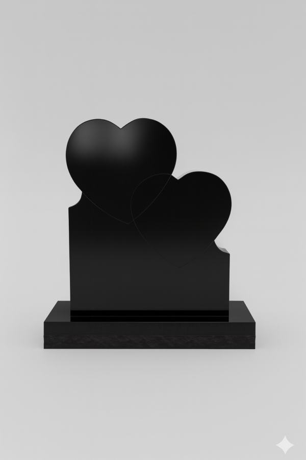 Stacked Double Hearts