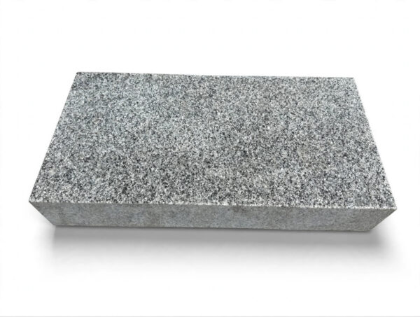Grey granite flat marker top surface, 12x24x4